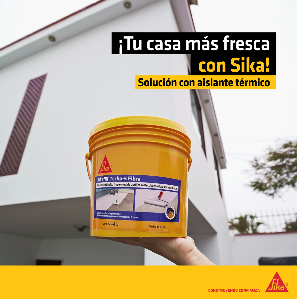 SikaFill Techo-5 Fibra 4L